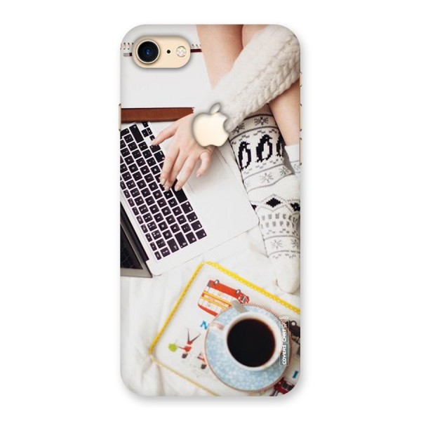 Winter Relaxation Back Case for iPhone 7 Apple Cut