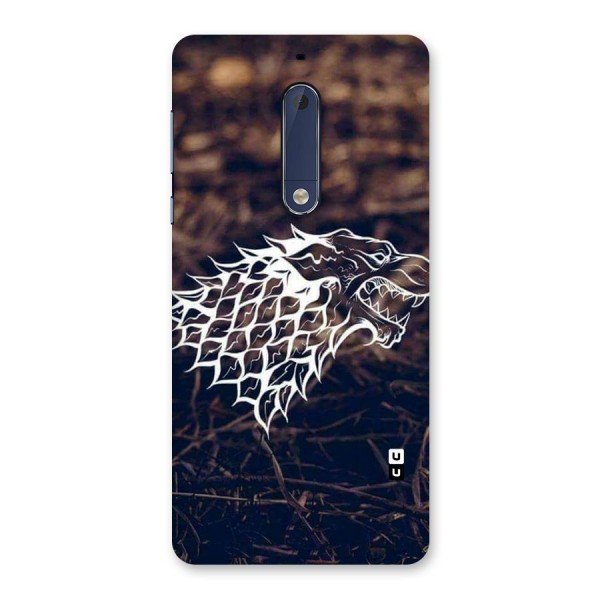 Wolf In White Back Case for Nokia 5