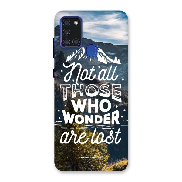 Wonder Lost Back Case for Galaxy A21s