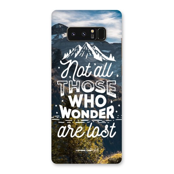 Wonder Lost Back Case for Galaxy Note 8