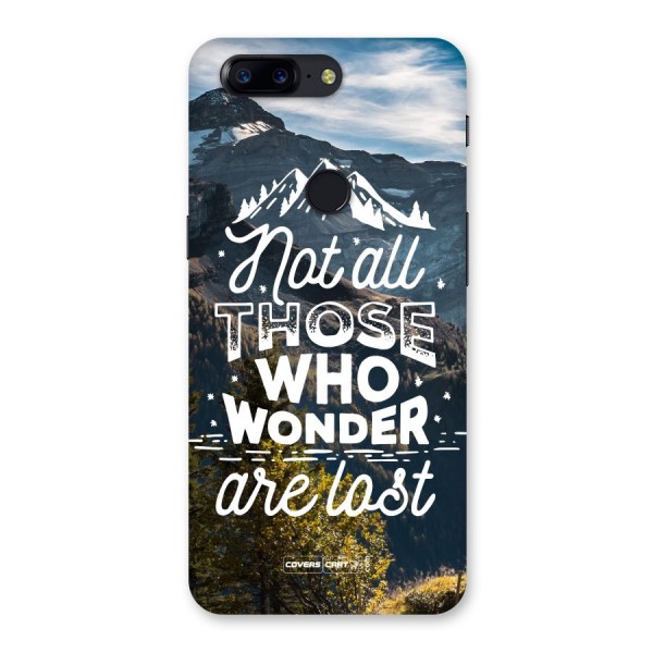 Wonder Lost Back Case for OnePlus 5T