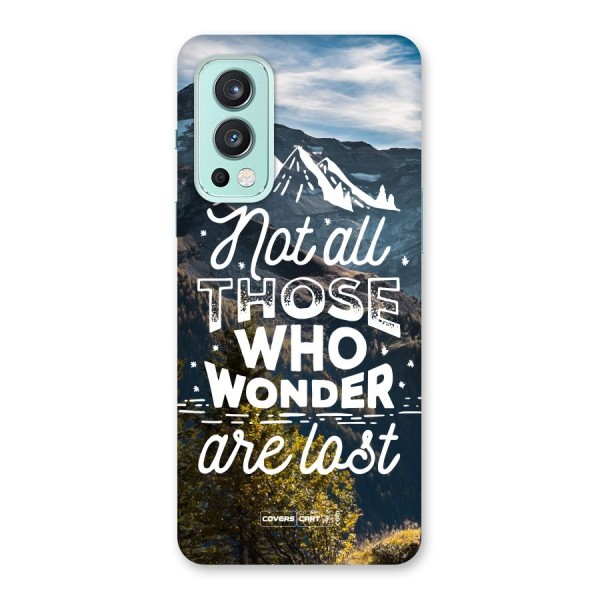 Wonder Lost Back Case for OnePlus Nord 2 5G