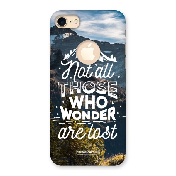 Wonder Lost Back Case for iPhone 7 Logo Cut