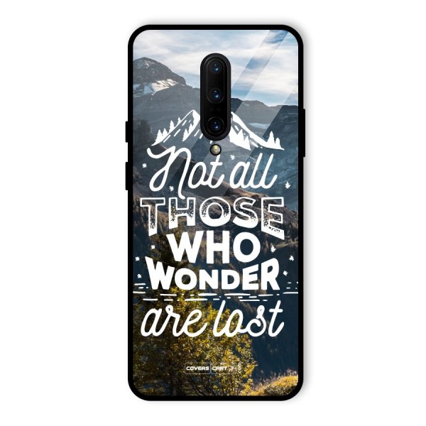 Wonder Lost Glass Back Case for OnePlus 7 Pro