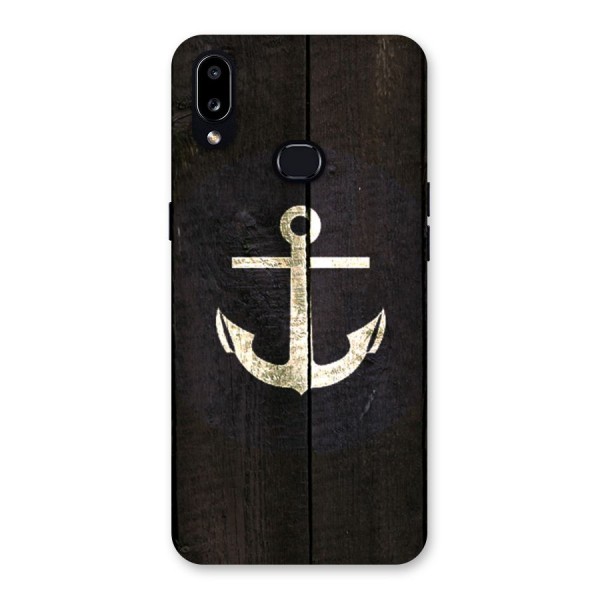 Wood Anchor Back Case for Galaxy A10s