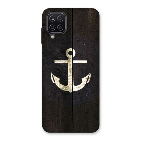 Wood Anchor Back Case for Galaxy A12