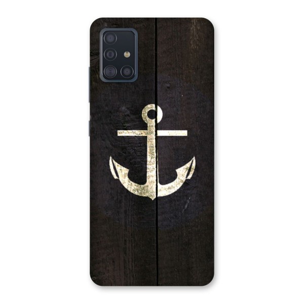 Wood Anchor Back Case for Galaxy A51