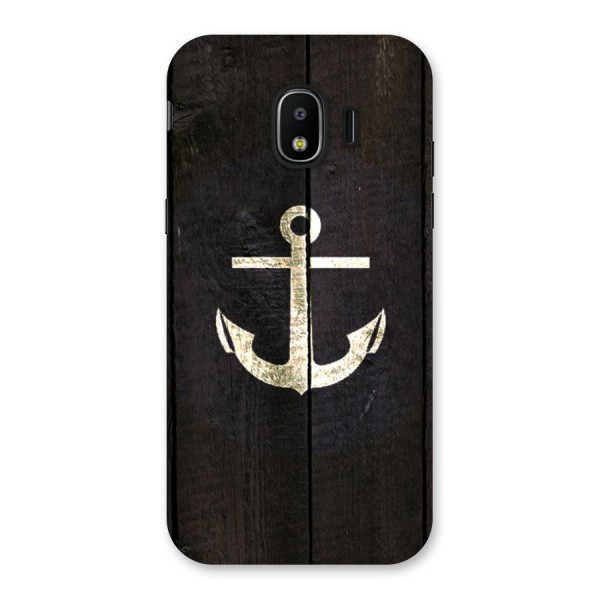 Wood Anchor Back Case for Galaxy J2 Pro 2018