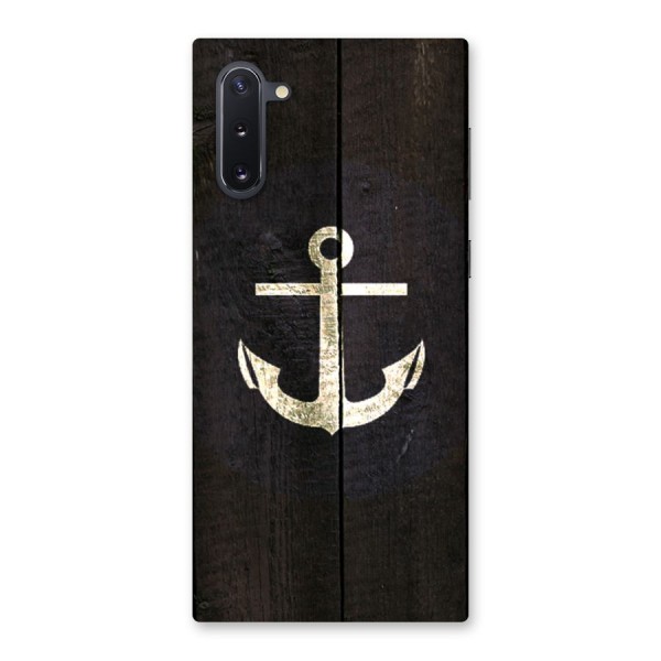 Wood Anchor Back Case for Galaxy Note 10