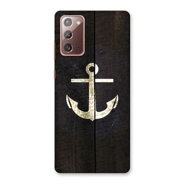 Wood Anchor Back Case for Galaxy Note 20