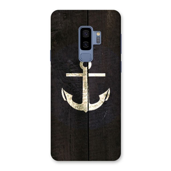 Wood Anchor Back Case for Galaxy S9 Plus