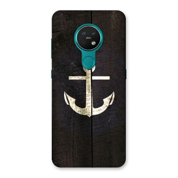 Wood Anchor Back Case for Nokia 7.2