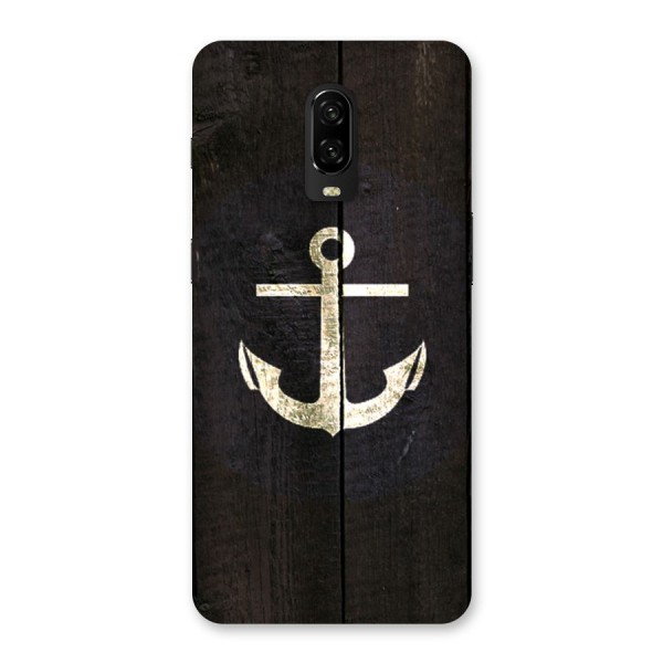 Wood Anchor Back Case for OnePlus 6T