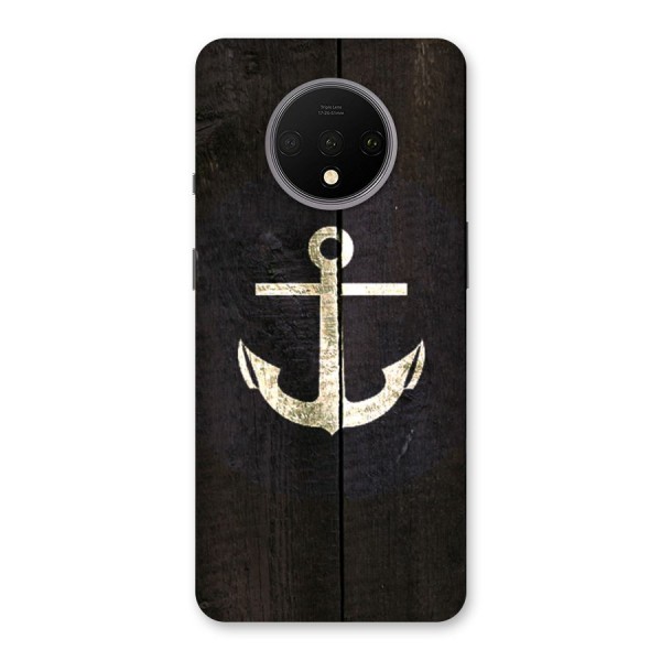Wood Anchor Back Case for OnePlus 7T