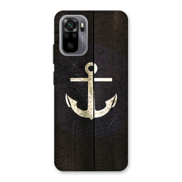 Wood Anchor Back Case for Redmi Note 10