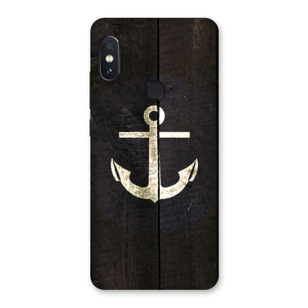 Wood Anchor Back Case for Redmi Note 5 Pro