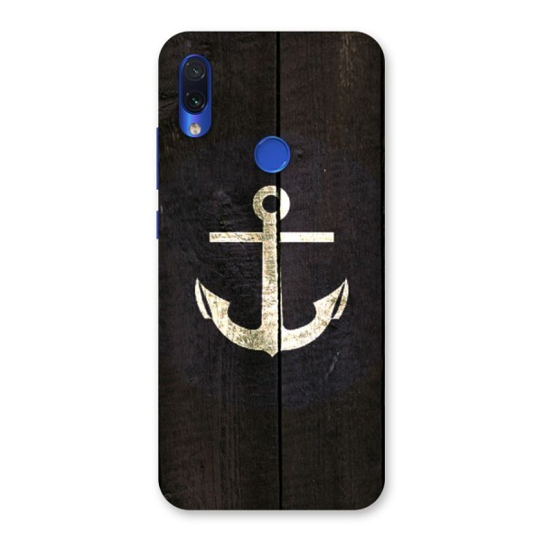 Wood Anchor Back Case for Redmi Note 7