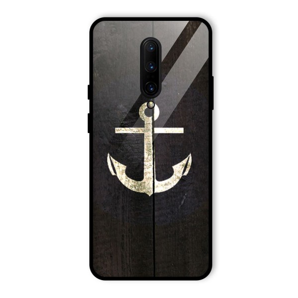 Wood Anchor Glass Back Case for OnePlus 7 Pro