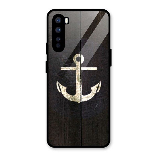 Wood Anchor Glass Back Case for OnePlus Nord