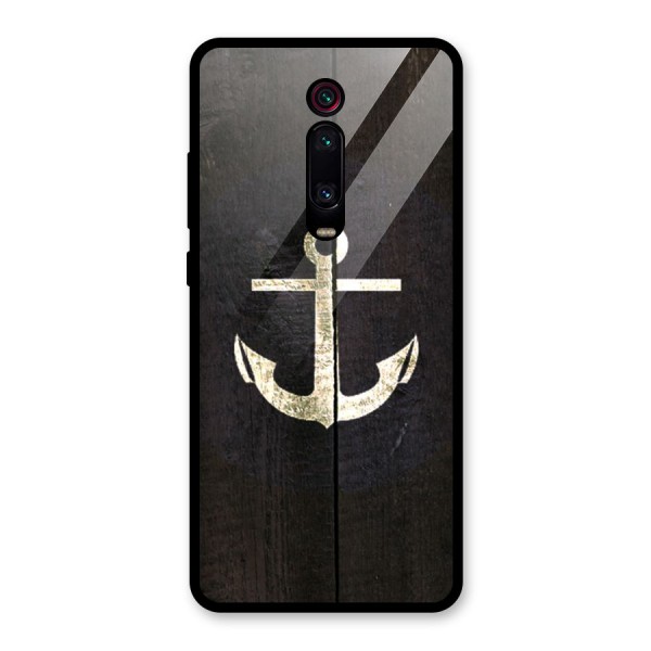 Wood Anchor Glass Back Case for Redmi K20 Pro