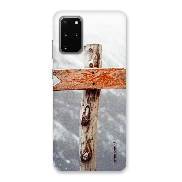Wood And Snow Back Case for Galaxy S20 Plus