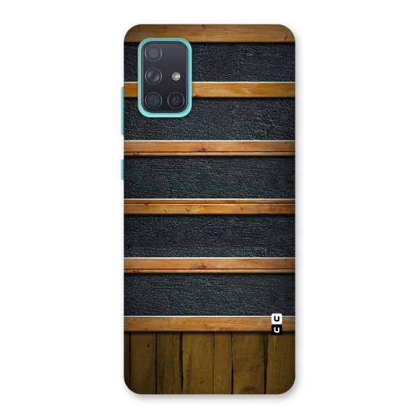 Wood Design Back Case for Galaxy A71