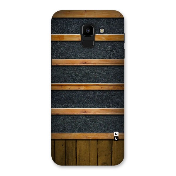 Wood Design Back Case for Galaxy J6