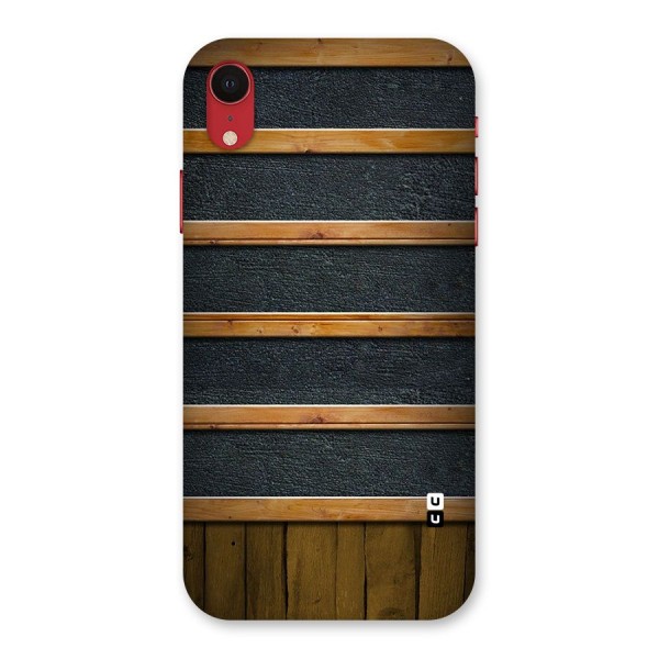 Wood Design Back Case for iPhone XR