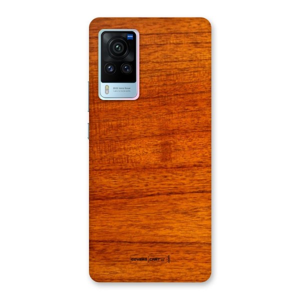Wood Texture Design Back Case for Vivo X60 Pro