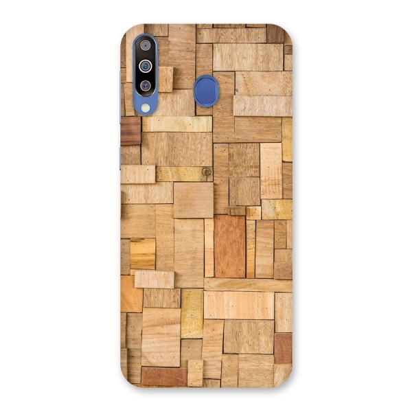 Wooden Blocks Back Case for Galaxy M30
