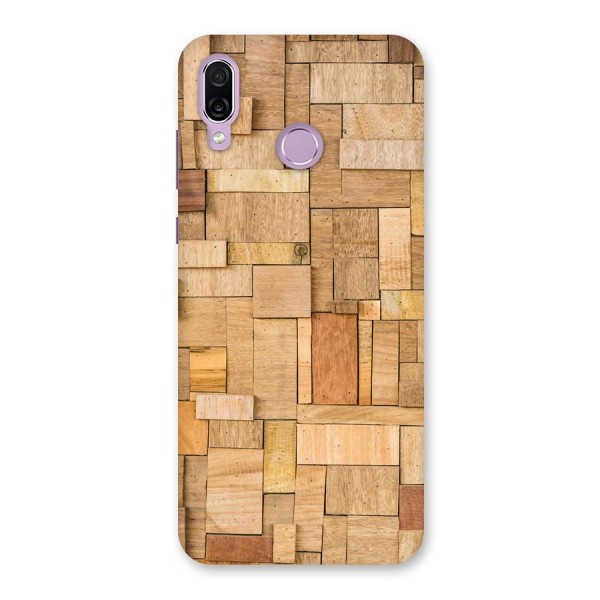 Wooden Blocks Back Case for Honor Play
