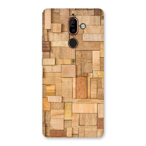 Wooden Blocks Back Case for Nokia 7 Plus