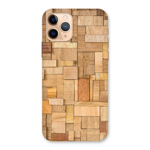 Wooden Blocks Back Case for iPhone 11 Pro