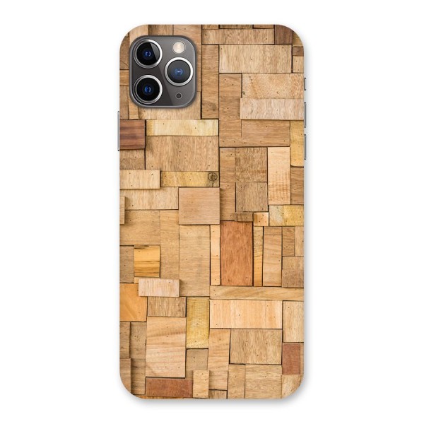 Wooden Blocks Back Case for iPhone 11 Pro Max