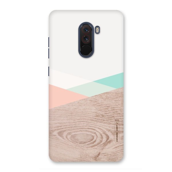 Wooden Fusion Back Case for Poco F1