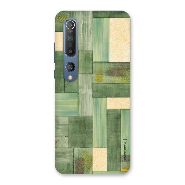 Wooden Green Texture Back Case for Mi 10