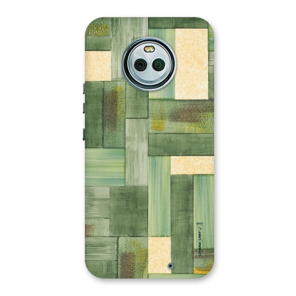 Wooden Green Texture Back Case for Moto X4