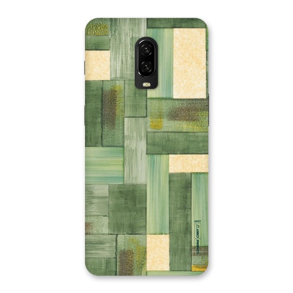 Wooden Green Texture Back Case for OnePlus 6T