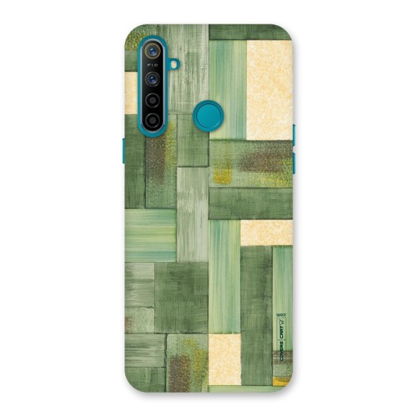 Wooden Green Texture Back Case for Realme 5i