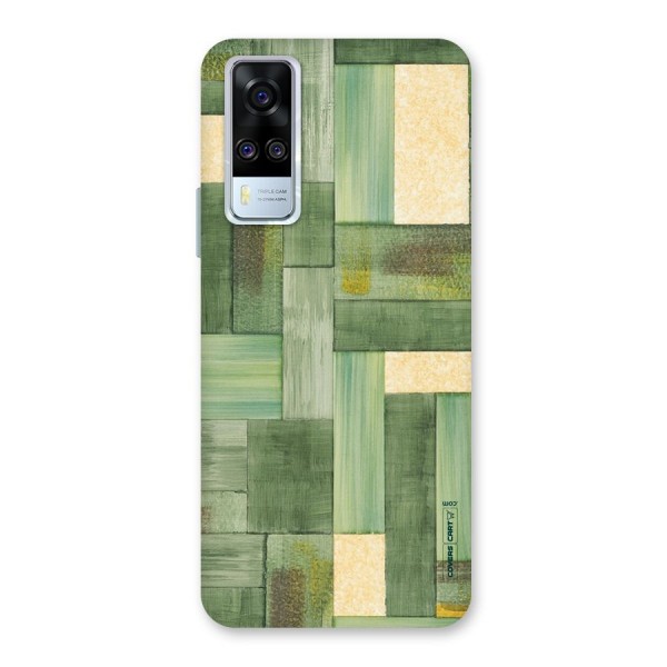Wooden Green Texture Back Case for Vivo Y31