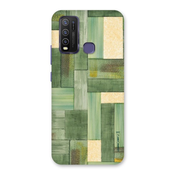 Wooden Green Texture Back Case for Vivo Y50