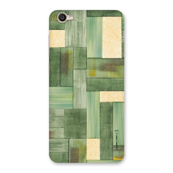 Wooden Green Texture Back Case for Vivo Y55s