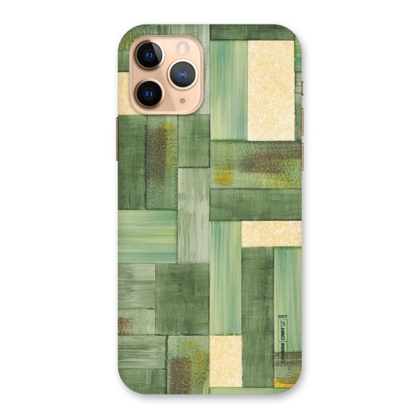 Wooden Green Texture Back Case for iPhone 11 Pro