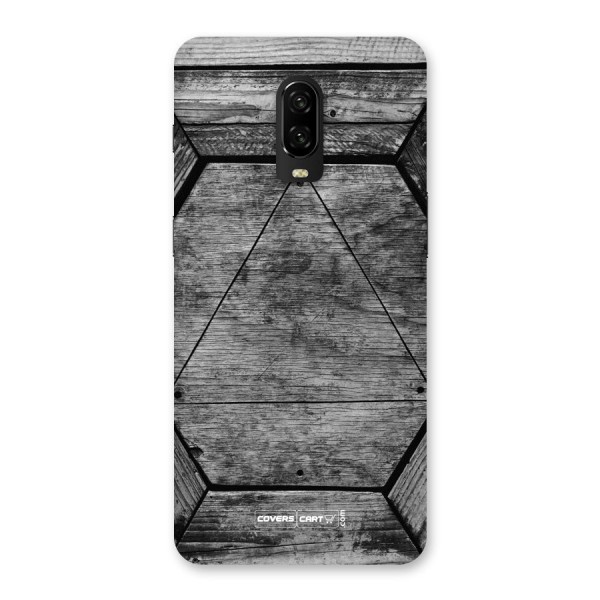 Wooden Hexagon Back Case for OnePlus 6T