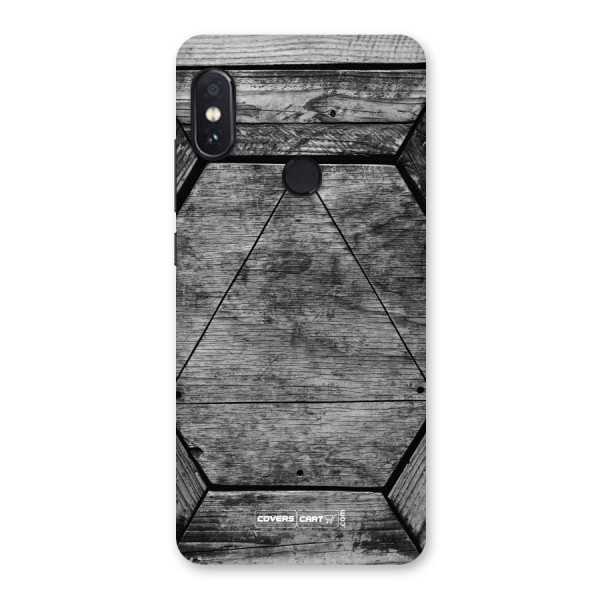 Wooden Hexagon Back Case for Redmi Note 5 Pro