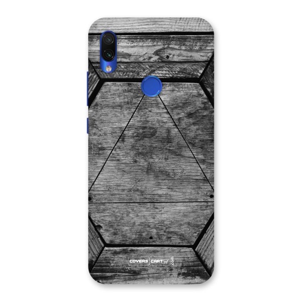 Wooden Hexagon Back Case for Redmi Note 7S
