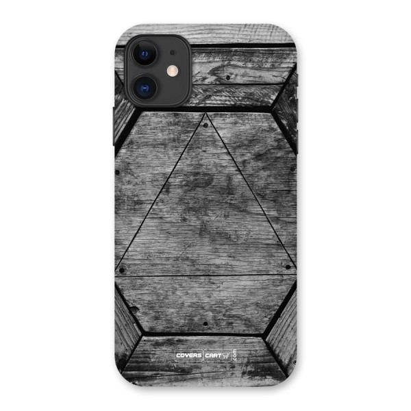 Wooden Hexagon Back Case for iPhone 11