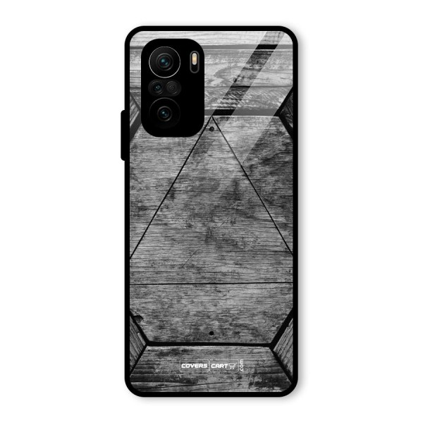 Wooden Hexagon Glass Back Case for Mi 11X Pro