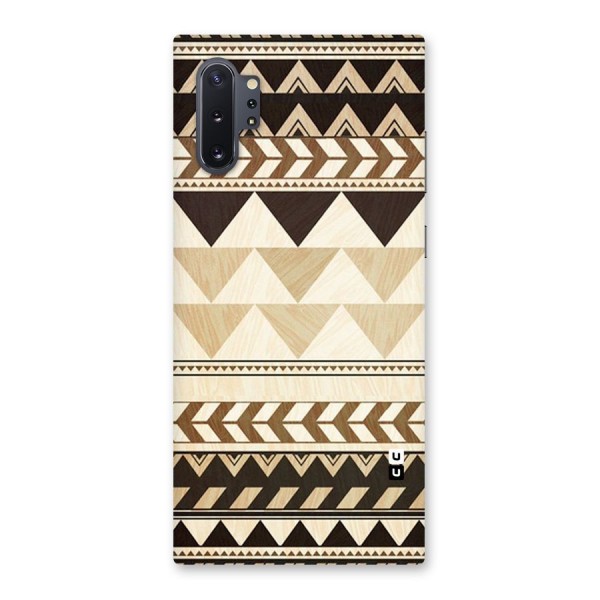 Wooden Printed Chevron Back Case for Galaxy Note 10 Plus