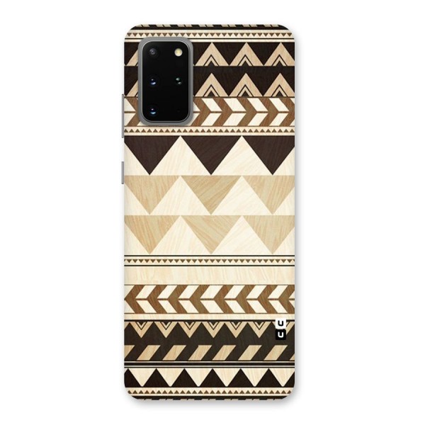 Wooden Printed Chevron Back Case for Galaxy S20 Plus